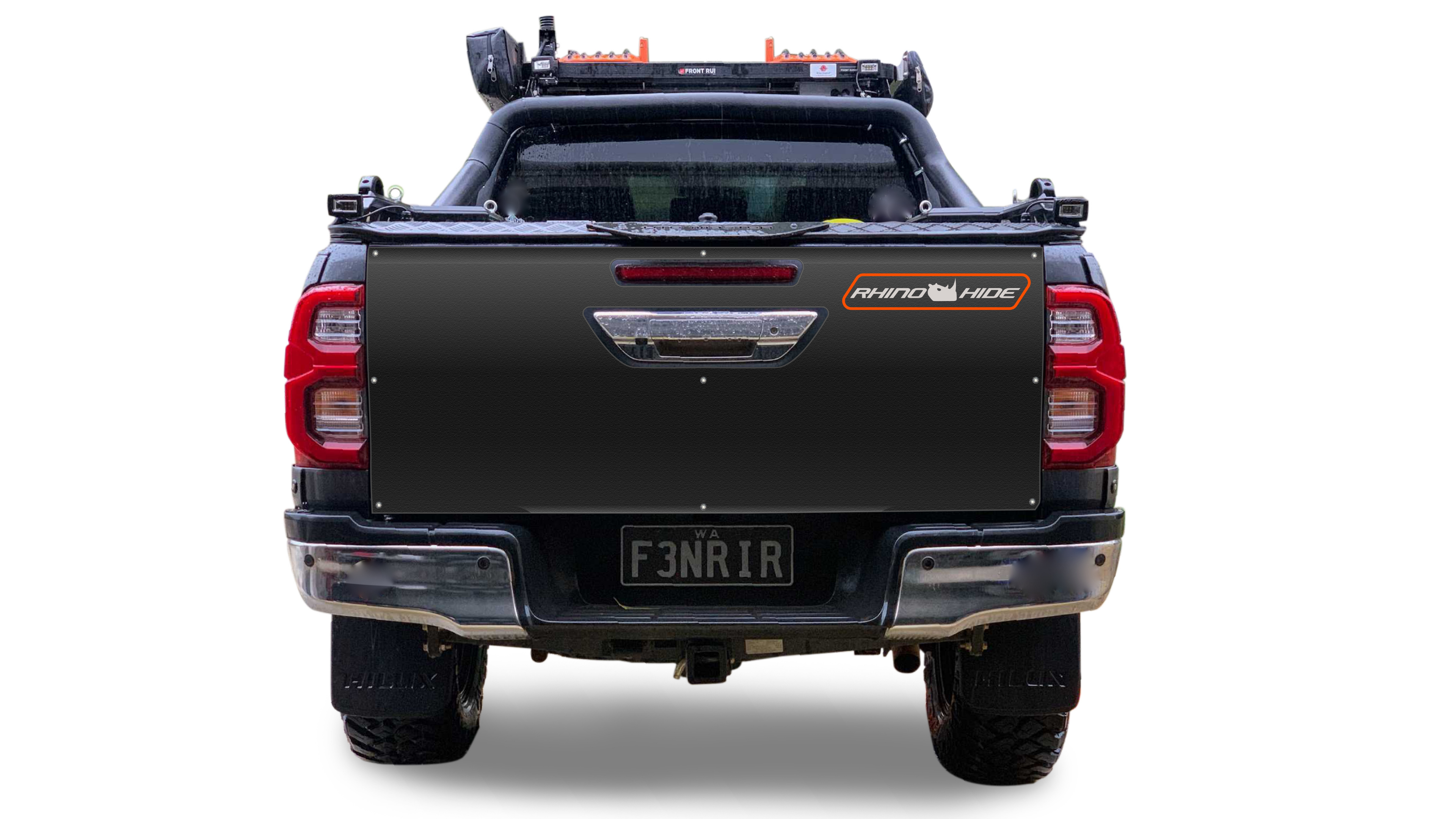 Toyota Hilux with Rhinohide Armor Rear Tailgate Protector