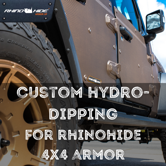 Hydro Dipping Rhinohide Armor